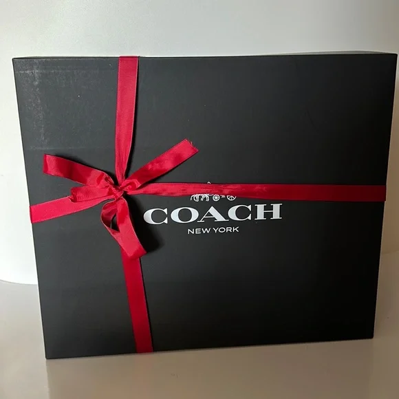 NWT Rare Coach Camo Rainbow Rexy Dinosaur Leather Tote Purse Canvas Case bag FOB - Picture 2 of 11